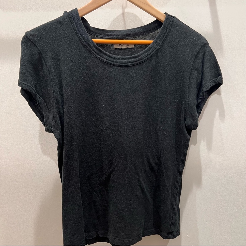 Madewell Cotton Shirt Rolled Sleeve